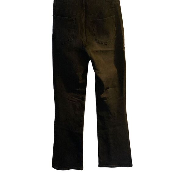 Pre Owned Women's Junior NOBO Mid Rise Boot Cut Jeans Black Sz 9 Casual Fashion - Picture 3 of 14